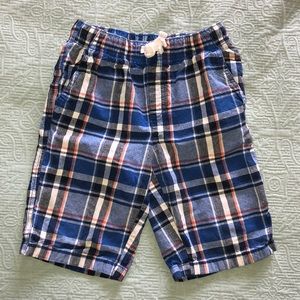Little Kid Plaid Shorts